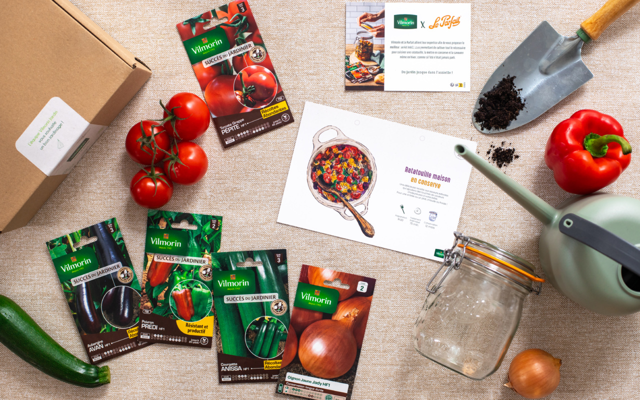 Découvrez les kits Vilmorin pour faire facilement votre premier potager ou votre ratatouille.