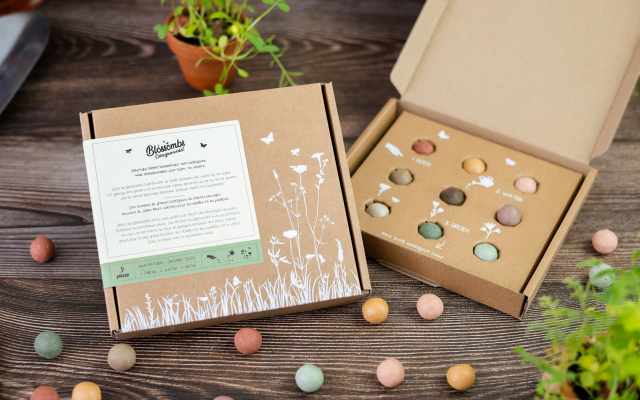 Coffret cadeaux Blossombs : Des billes d'argile à offrir !