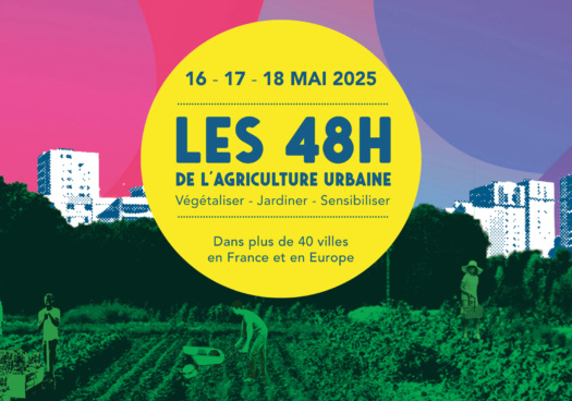 Affiche des 48h de l'agriculture urbaine