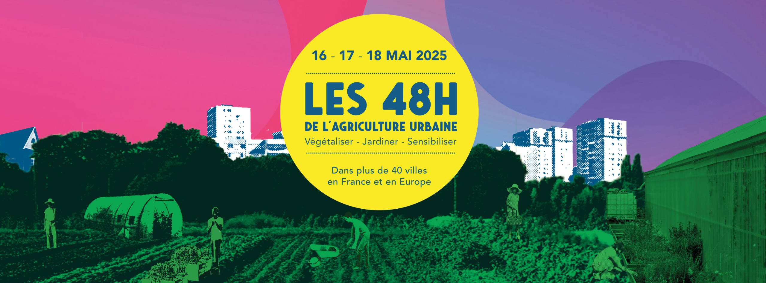Affiche des 48h de l'agriculture urbaine