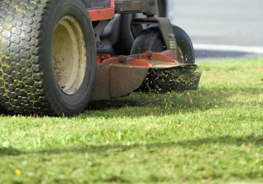 Photo d'une tondeuse mulching.